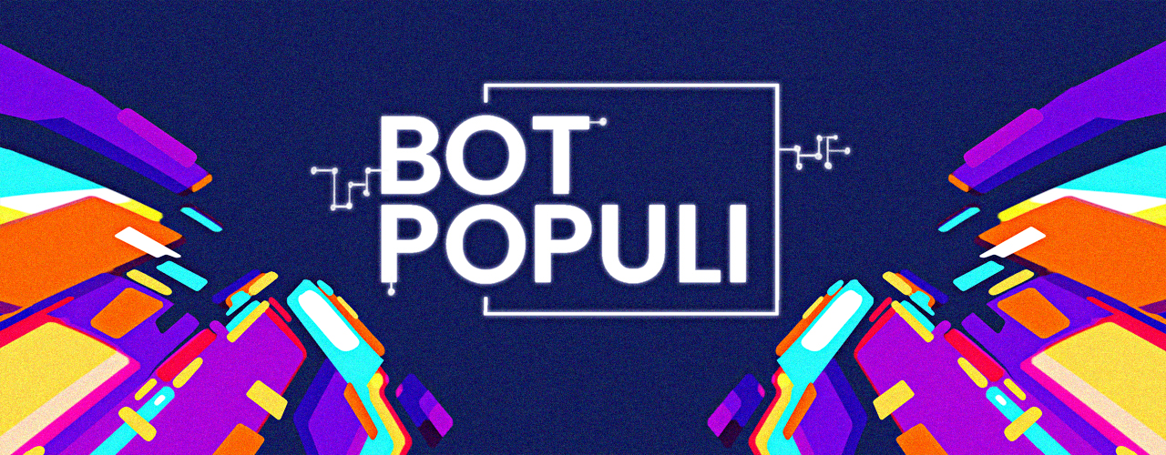 Banner for about us page with the bot populi banner in the center